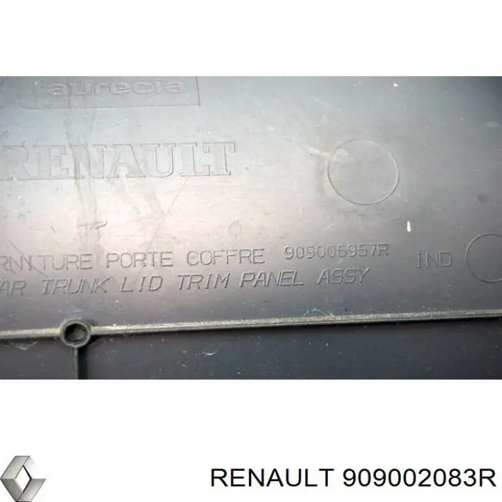 Tapicería para tapa de maletero para Renault LOGAN 