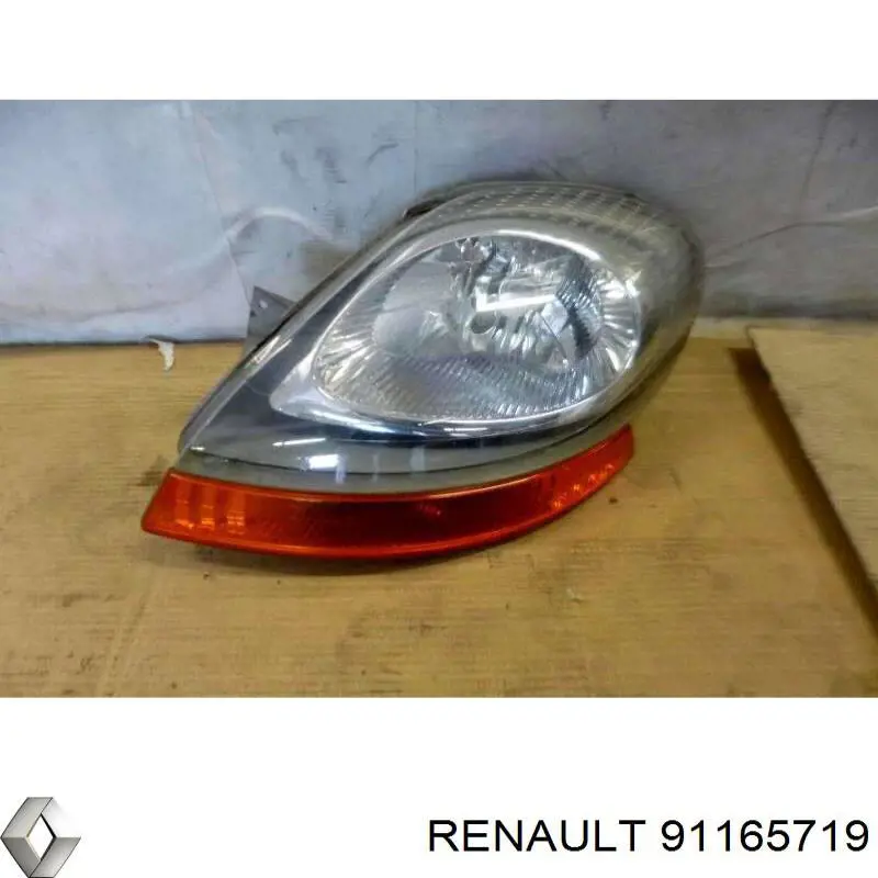 Faro izquierdo 91165719 Renault (RVI)