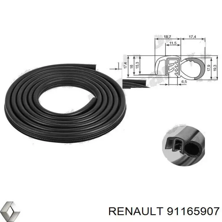 Comprar 4414010 Opel Sellador de puerta trasera derecha (en carrocería)