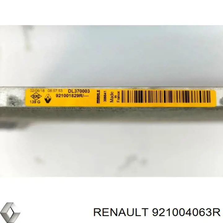 Aire acondicionado capacitor Renault (RVI) 921004063R precio, desde 101,64 EUR