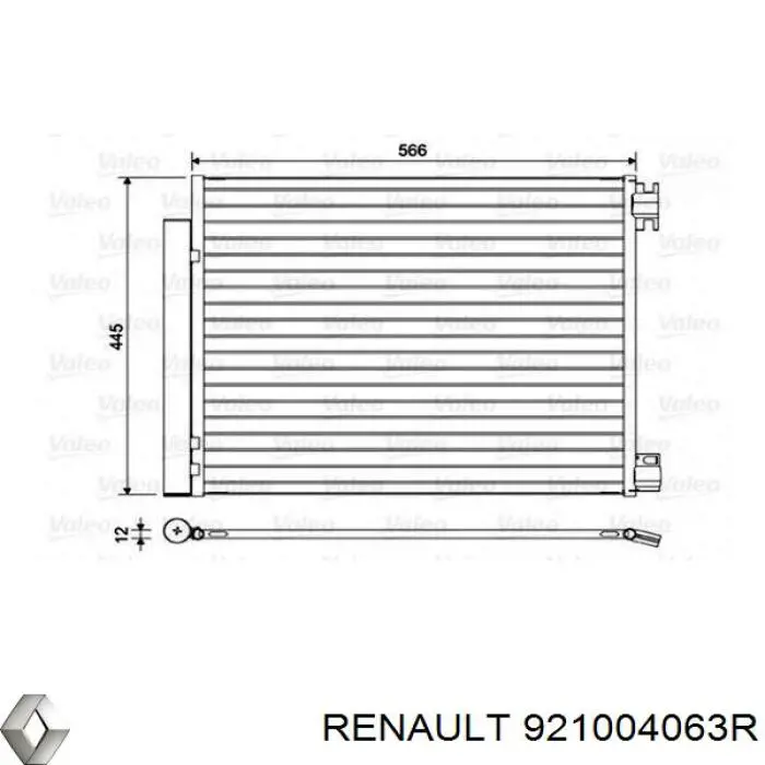 Comprar 921004063R Renault (RVI) Condensador de aire acondicionado
