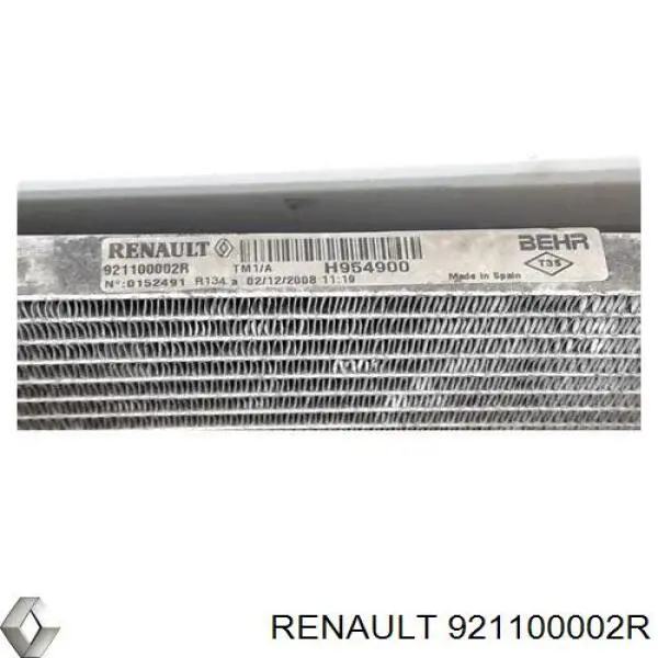 Condensador Renault (RVI) 921100002R