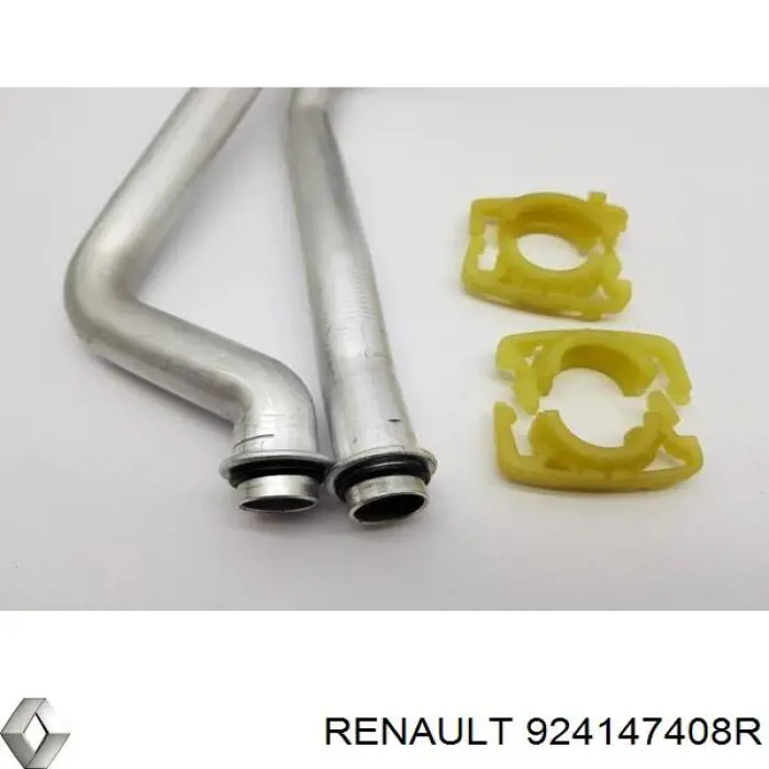 924147408R Renault (RVI) manguera del radiador del calentador (estufa, Doble)