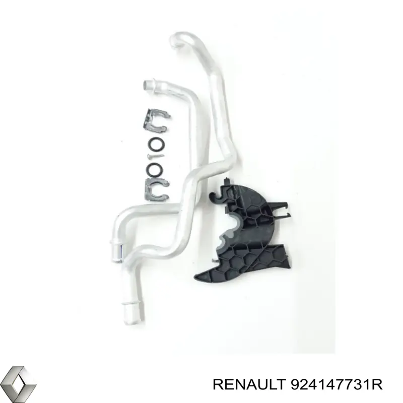 924147731R Renault (RVI) manguera del radiador del calentador (estufa, Doble)