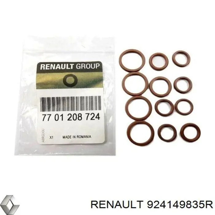 924149835R Renault (RVI) Manguera doble del radiador de la calefacción