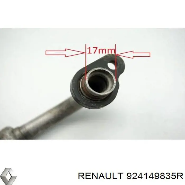 Manguera doble del radiador de la calefacción 924149835R Renault (RVI)