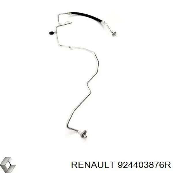 924403876R Renault (RVI) tubería de baja / alta presión, aire acondicionado, de condensador a evaporador