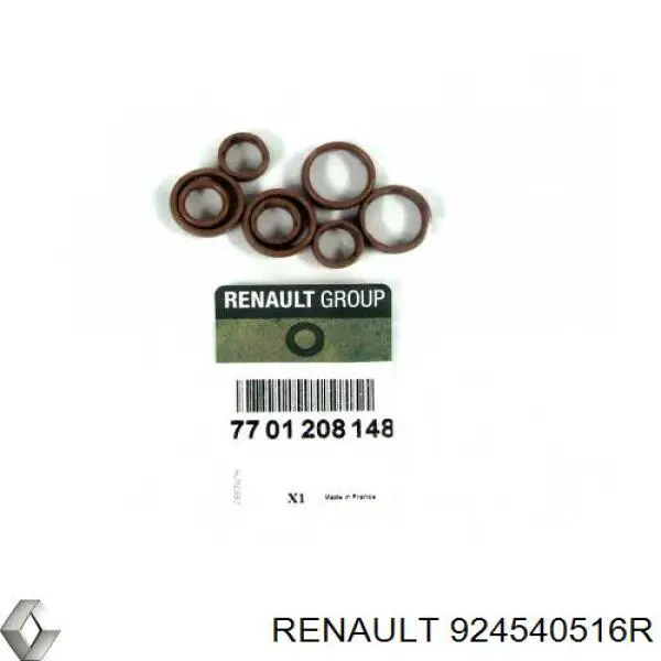 Tubería de baja / alta presión, aire acondicionado, de evaporador a compresor RENAULT 924540516R