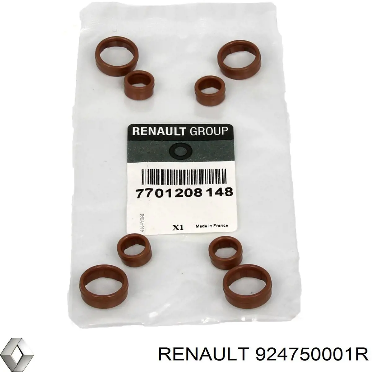 Anillo de sellado de tubería de aire acondicionado 924750001R Renault (RVI)