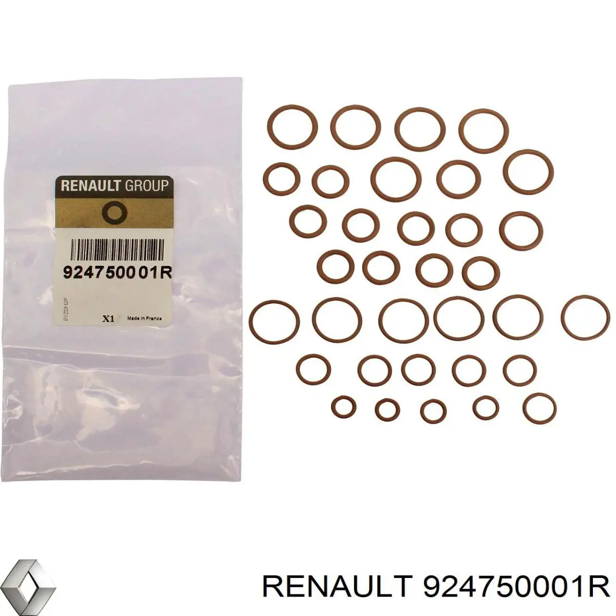 924750001R Renault (RVI) anillo de sellado de tubería de aire acondicionado
