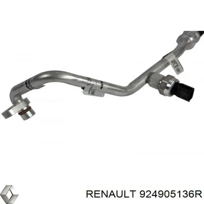 924905136R Renault (RVI) tubería de alta presión, aire acondicionado, de compresor aire acondicionado a condensador