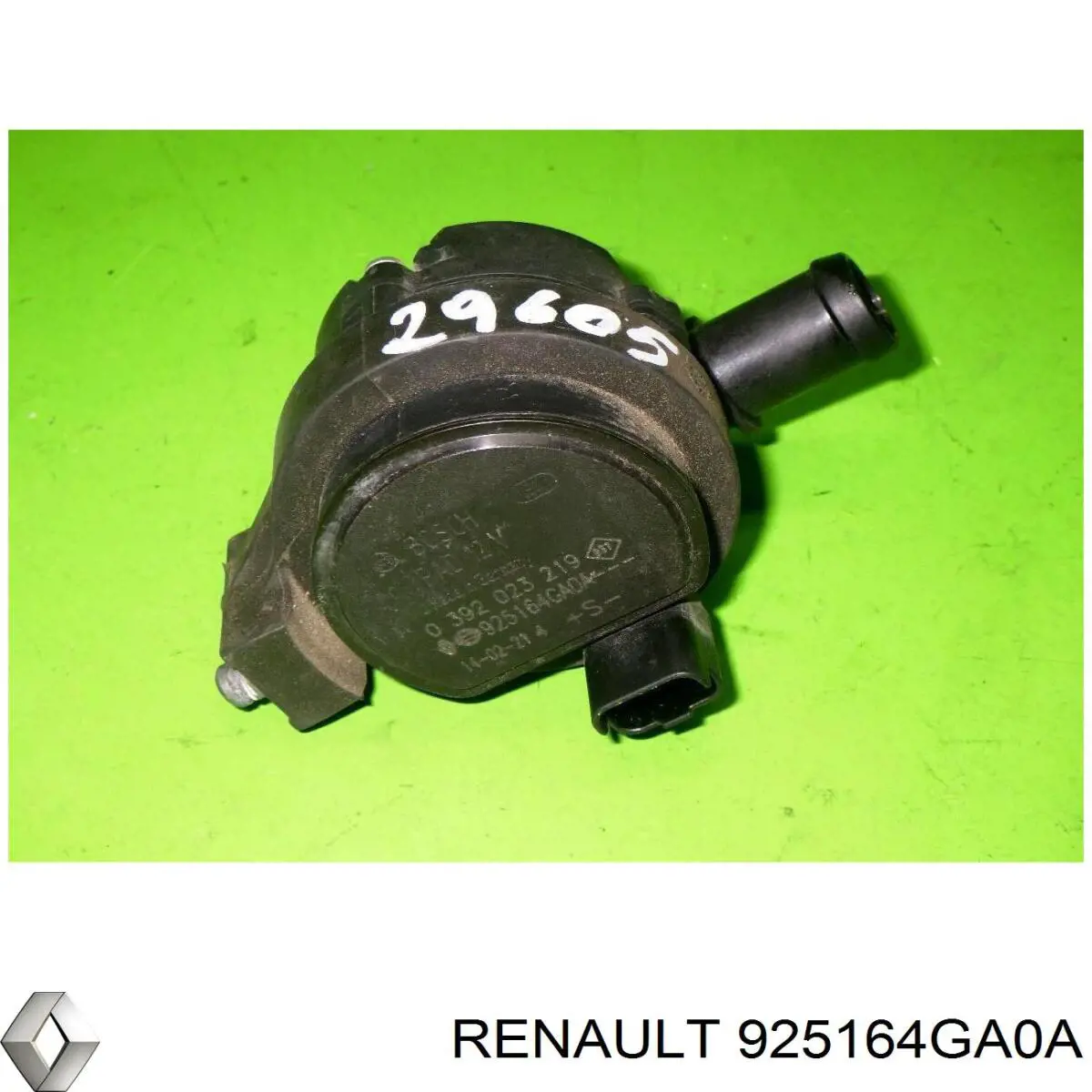 925164GA0A Renault (RVI) bomba de agua, adicional eléctrico