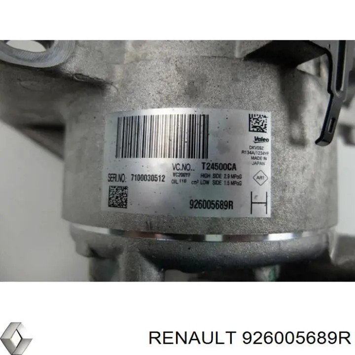 926002689R Renault (RVI) compresor de aire acondicionado