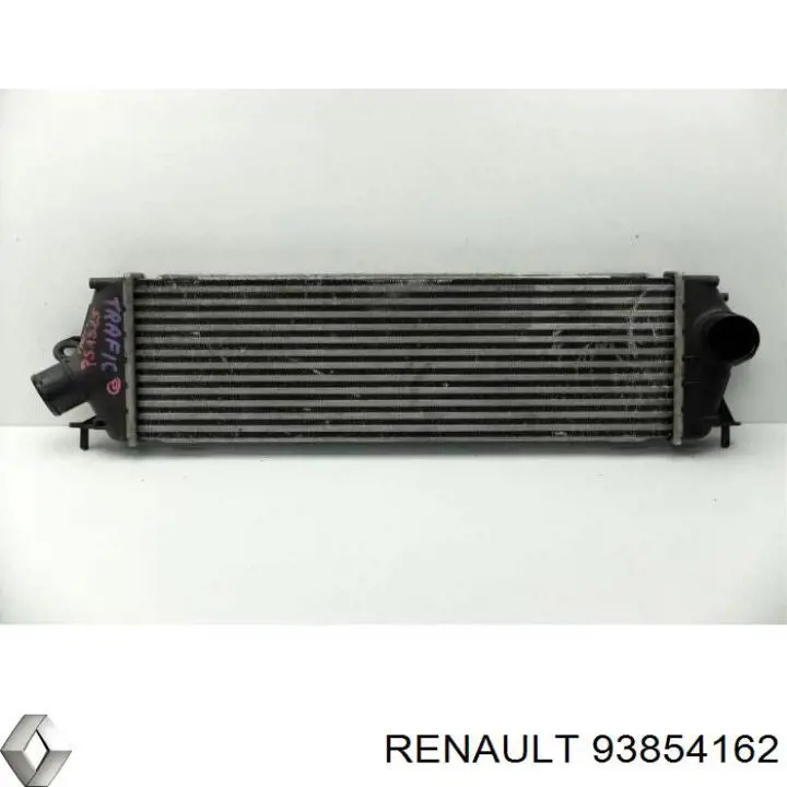 93854162 Renault (RVI) radiador de aire de admisión