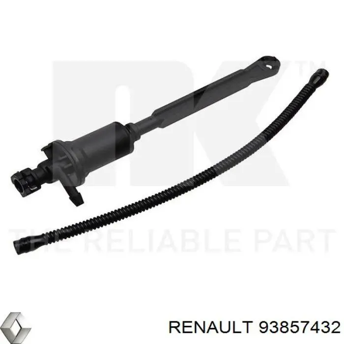 93857432 Renault (RVI) cilindro maestro de embrague