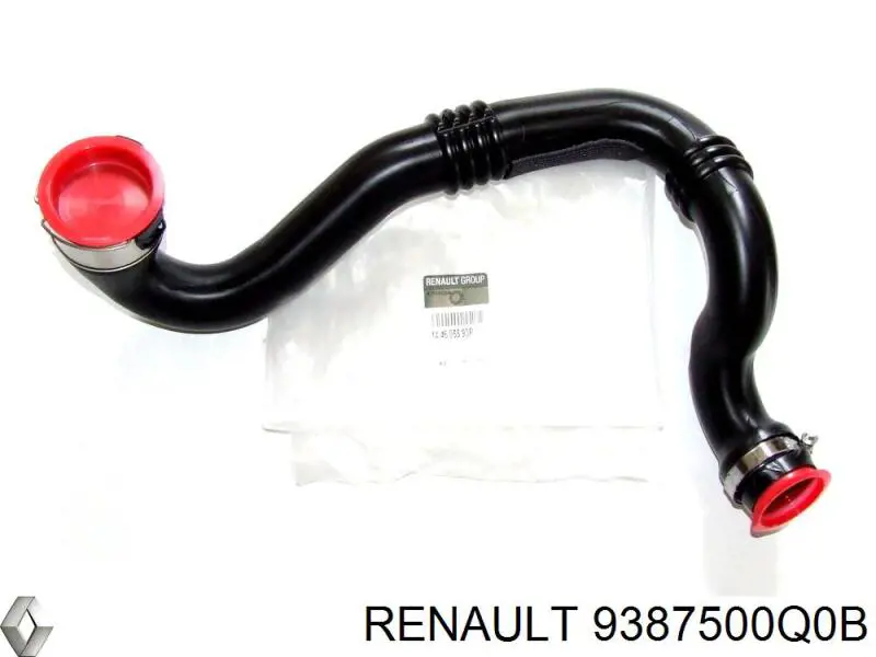 9387500Q0B Renault (RVI) Moldura de guardabarros trasero izquierdo