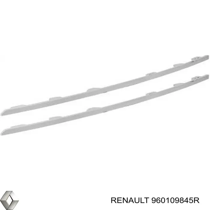 Moldura inferior de la parrilla del radiador Renault (RVI) 960109845R precio, desde 40,83 EUR