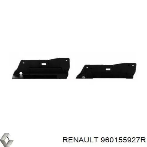 Soporte del alerón del parachoques delantero Renault (RVI) 960155927R precio, desde 22,87 EUR