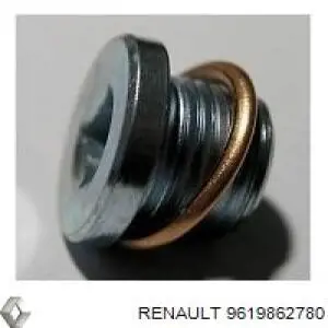 9619862780 Renault (RVI) junta, tapón roscado, colector de aceite