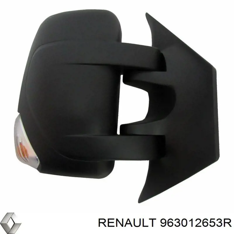 963012653R Renault (RVI) espejo retrovisor derecho