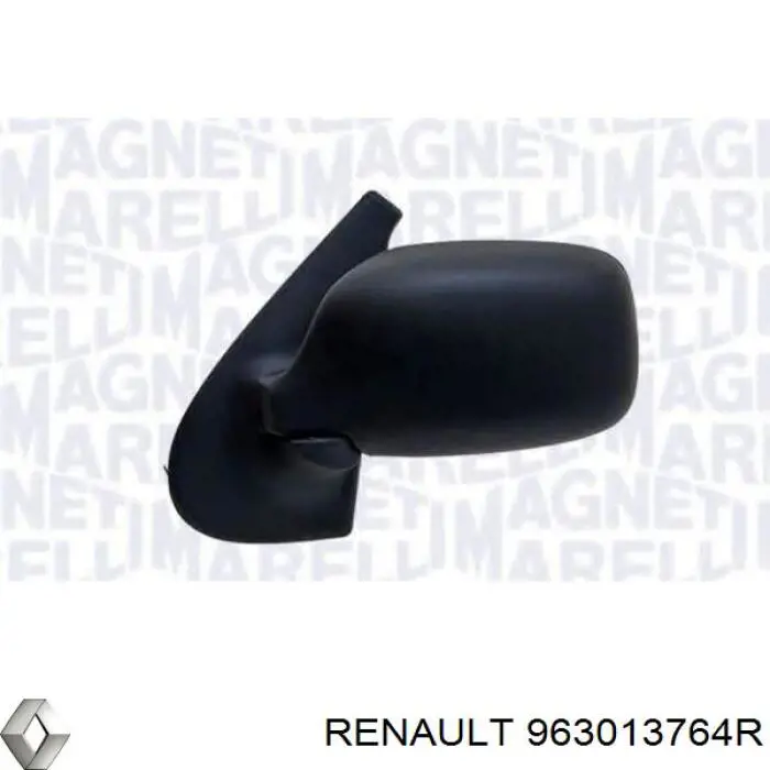 963013764R Renault (RVI) espejo retrovisor derecho