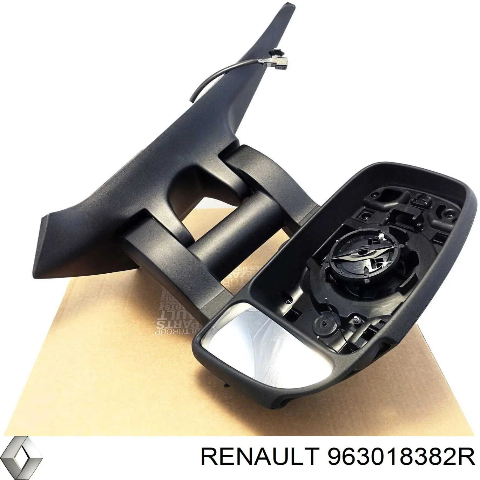 963018382R Renault (RVI) espejo retrovisor derecho