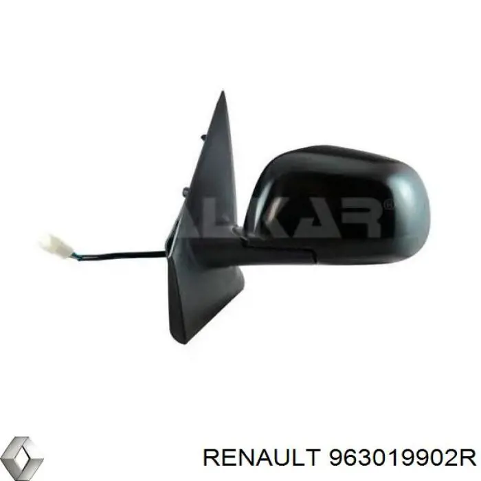 963019902R Renault (RVI) espejo retrovisor derecho