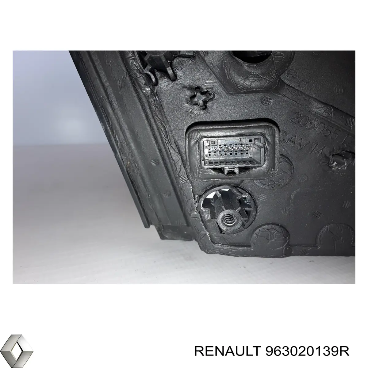 963020139R Renault (RVI) espejo retrovisor izquierdo