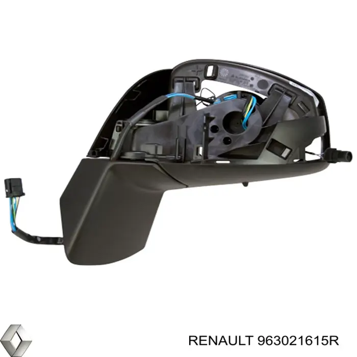 963021615R Renault (RVI) espejo retrovisor izquierdo