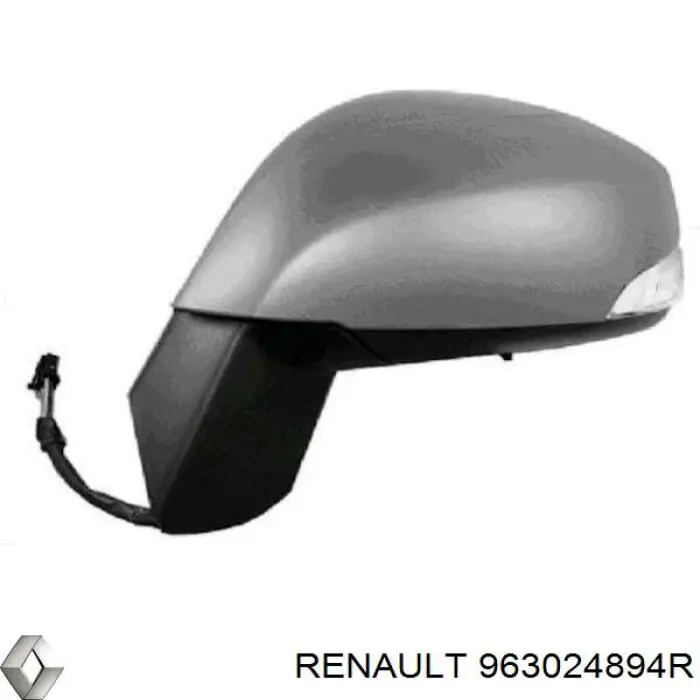 963024894R Renault (RVI) espejo retrovisor izquierdo
