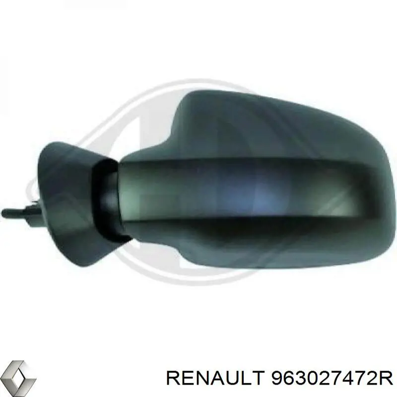 963027472R Renault (RVI) espejo retrovisor izquierdo