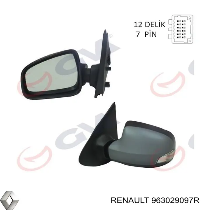 6139185 Alkar espejo retrovisor izquierdo