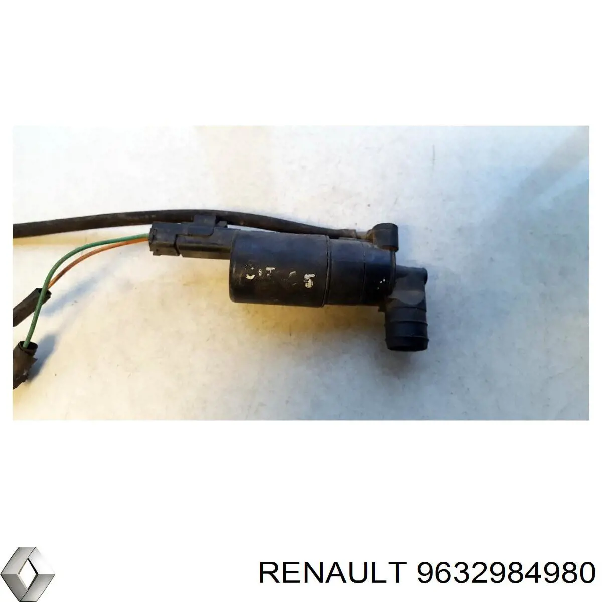 Bomba-motor de limpiaparabrisas delantero/trasero 9632984980 Renault (RVI)