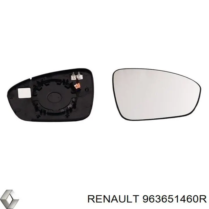 Cristal de espejo retrovisor derecho Renault (RVI) 963651460R precio, desde 15,70 EUR