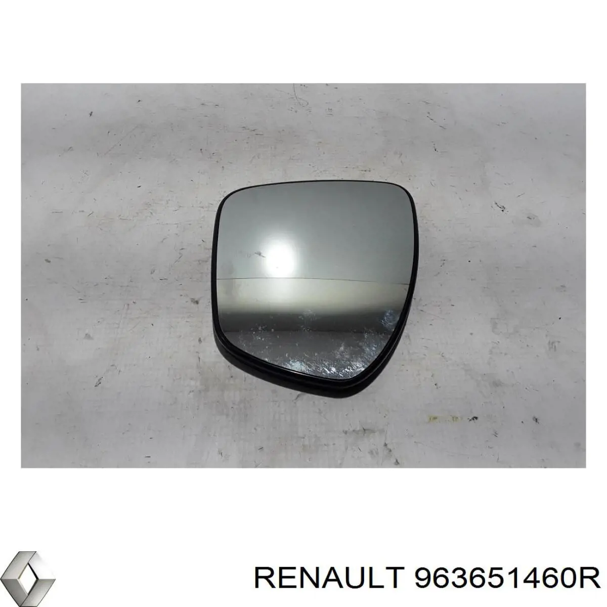963651460R Renault (RVI) cristal de espejo retrovisor exterior derecho