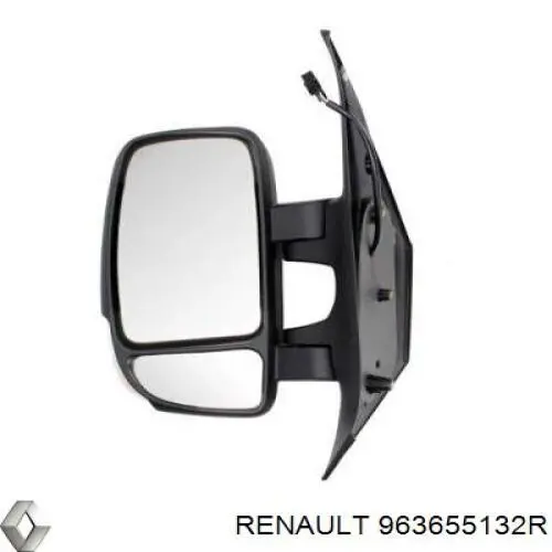 Comprar 963655132R Renault (RVI) Cristal de espejo retrovisor derecho