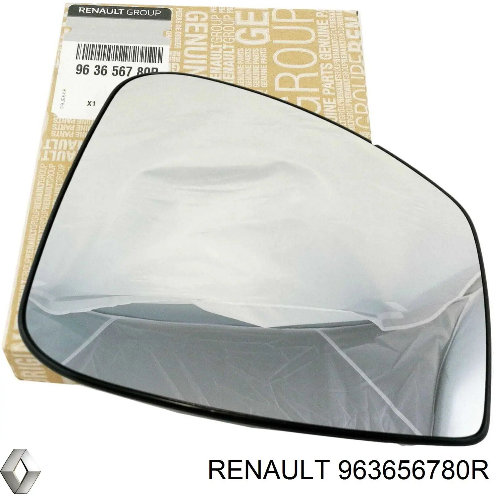 Cristal de espejo retrovisor derecho Renault (RVI) 963656780R precio, desde 21,01 EUR