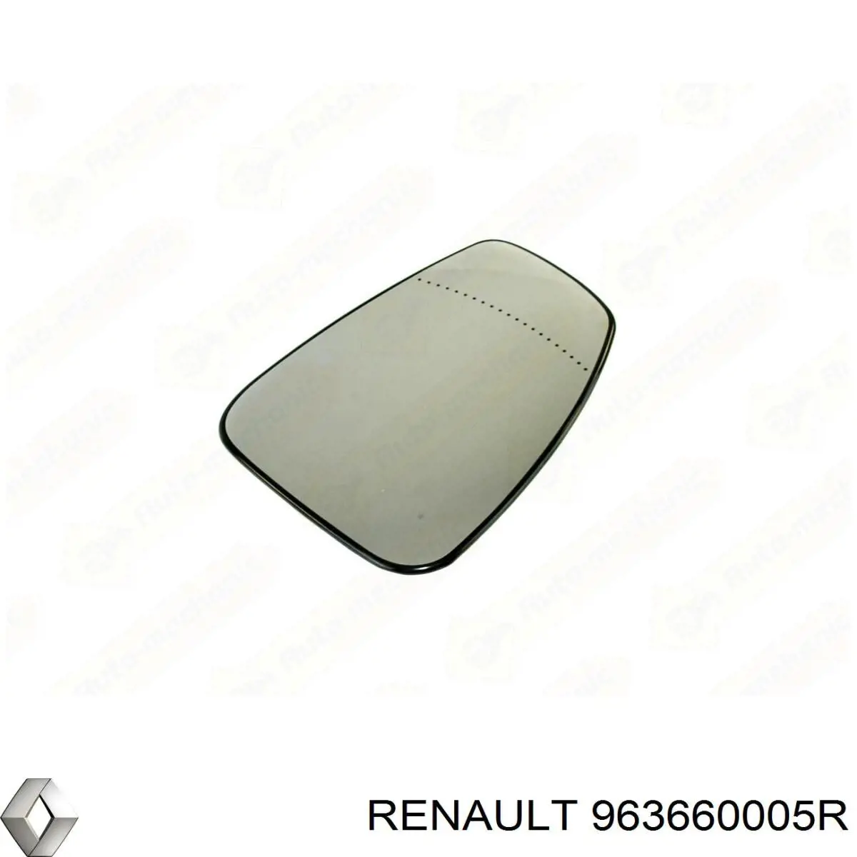 Cristal de espejo retrovisor exterior izquierdo Renault (RVI) 963660005R precio, desde 27,91 EUR