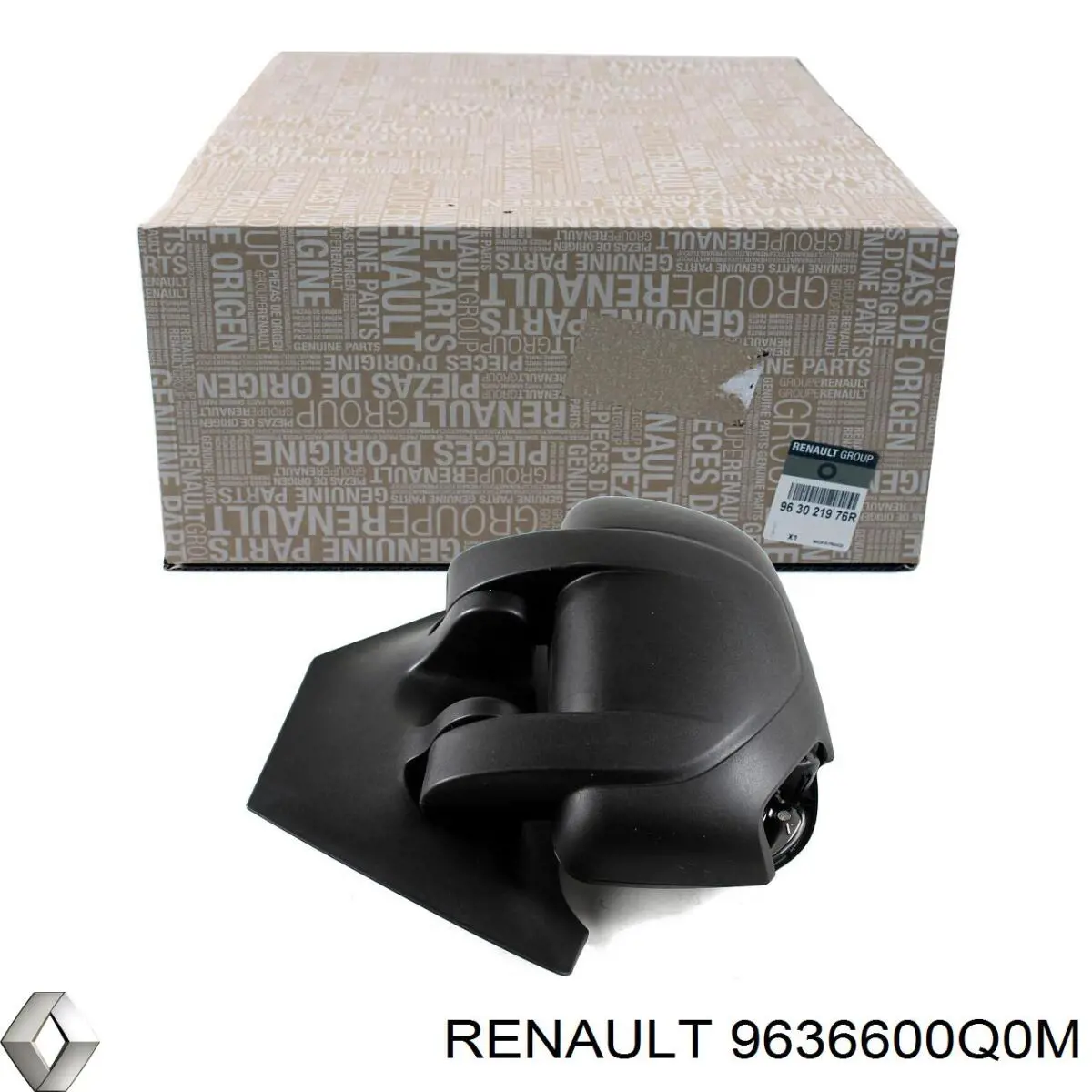 Comprar 9636600Q0M Renault (RVI) Cristal de espejo retrovisor exterior izquierdo