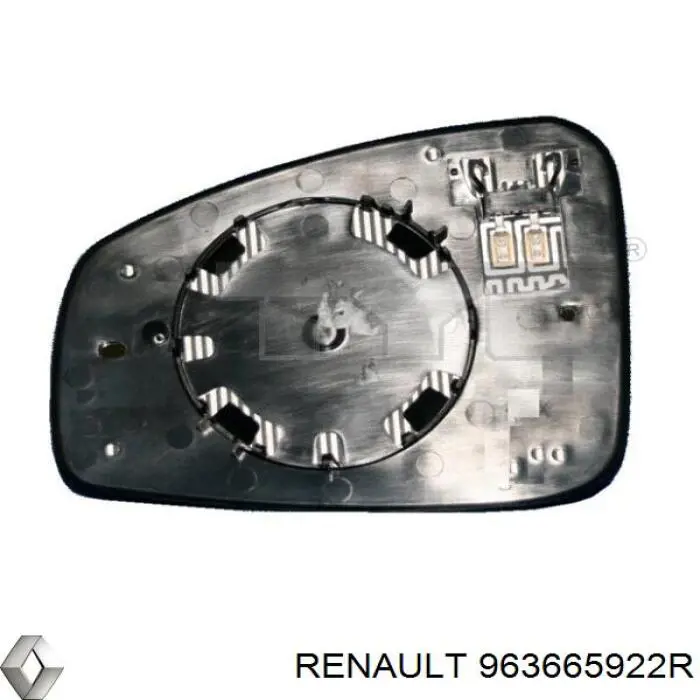Comprar 963665922R Renault (RVI) Cristal de espejo retrovisor exterior izquierdo