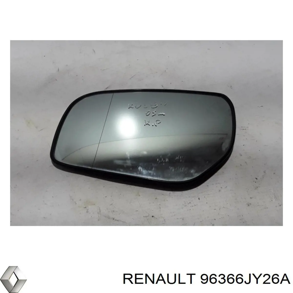 Comprar 96366JY26A Renault (RVI) Cristal de espejo retrovisor derecho