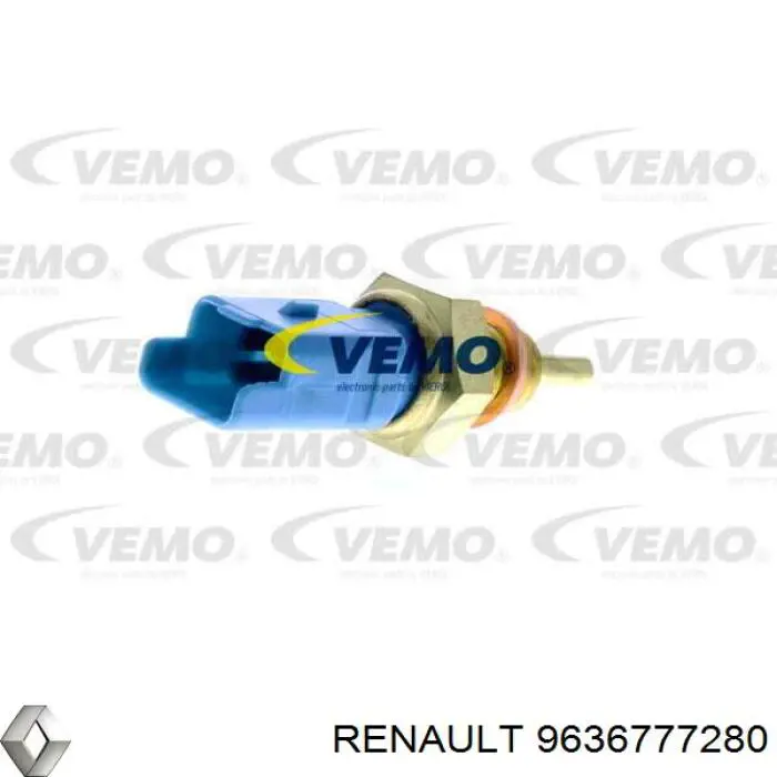 Sensor de temperatura 9636777280 Renault (RVI)