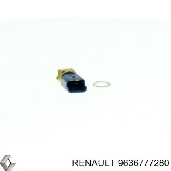 9636777280 Renault (RVI) Sensor temperatura refrigerante