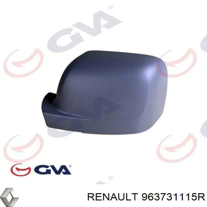 Cubierta del retrovisor del conductor para Renault Trafic (PXX)