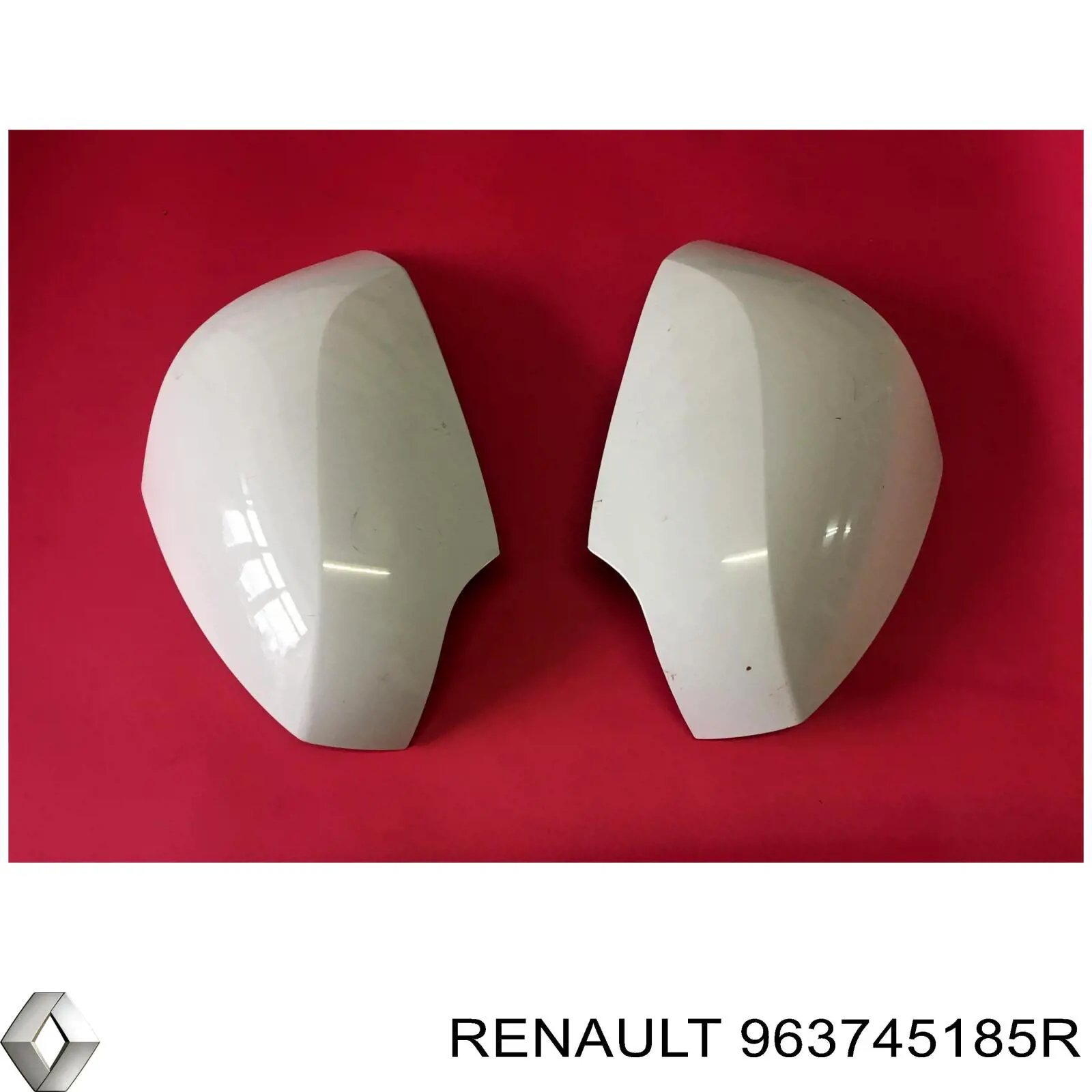 963745185R Renault (RVI) cubierta de espejo retrovisor derecho
