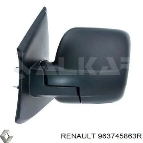 Cubierta de espejo retrovisor derecho Renault (RVI) 963745863R precio, desde 23,39 EUR