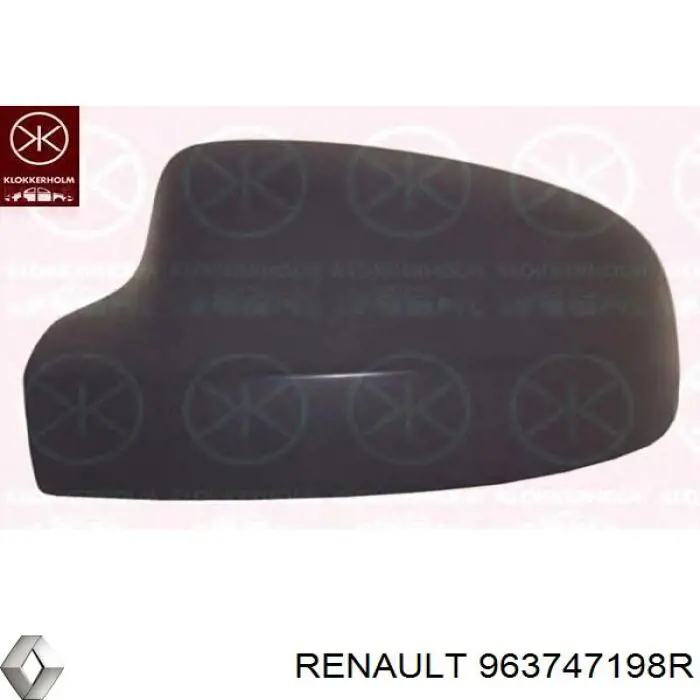 Cubierta De Espejo Retrovisor Derecho 963747198R Renault (RVI)
