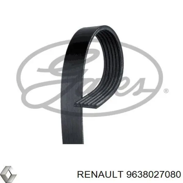 9638027080 Renault (RVI) correa trapezoidal