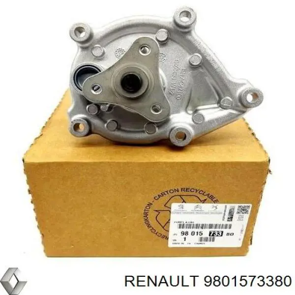 9801573380 Renault (RVI) bomba de agua