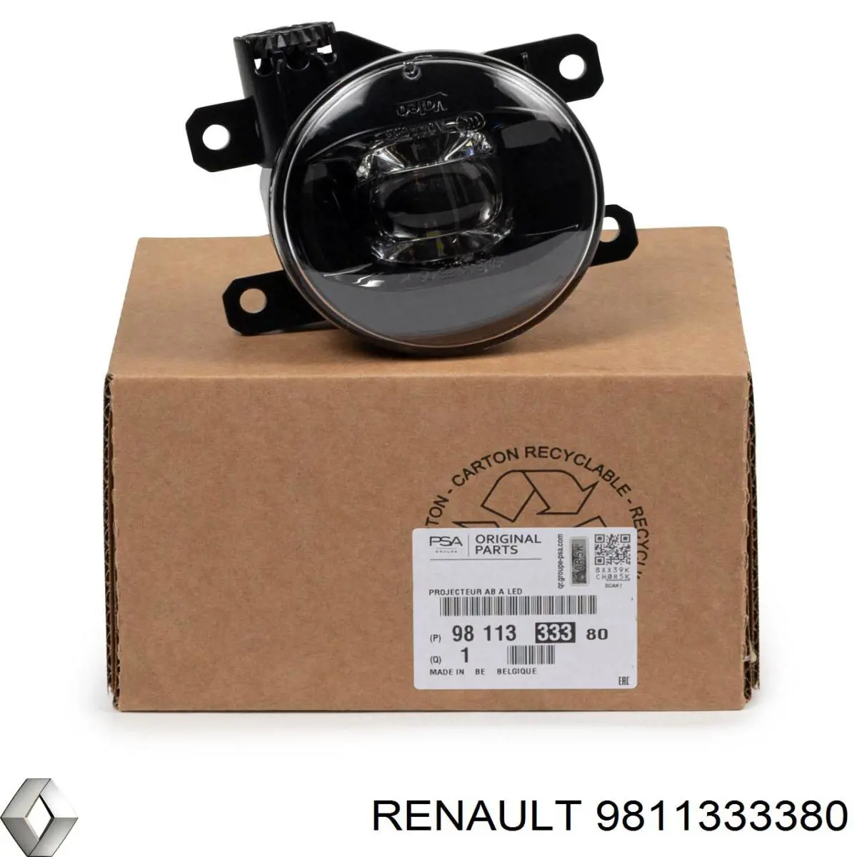 Faro antiniebla izquierdo y derecho 9811333380 Renault (RVI)